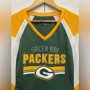 NFL Green Bay Packers Jersey, Bling, Fits S/M